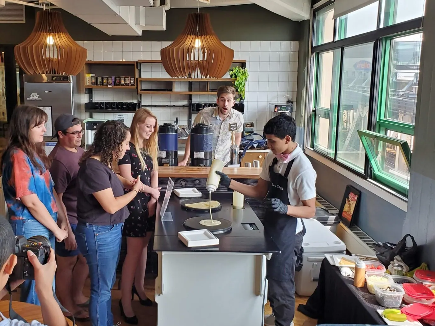 Crepe stand
