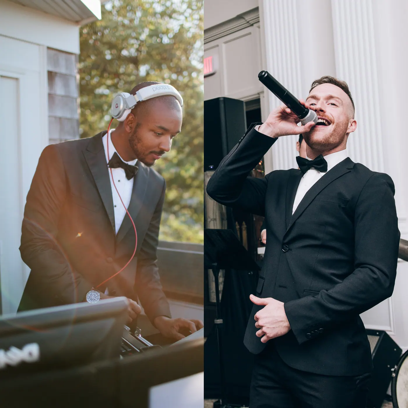 Band and DJ at a wedding reception